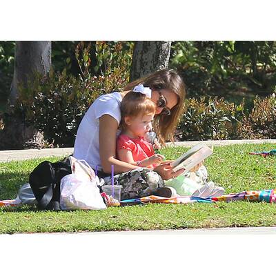 Jessica Alba im Familienglück