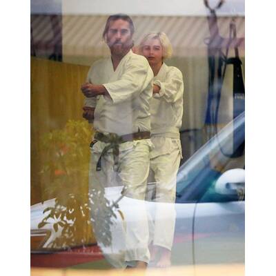 Joaquin Phoenix & Freundin in der Karate-Stunde