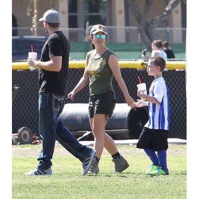 Britney Spears beim Familientag