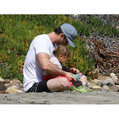 Chris Hemsworth kümmert sich liebevoll um Tochter India