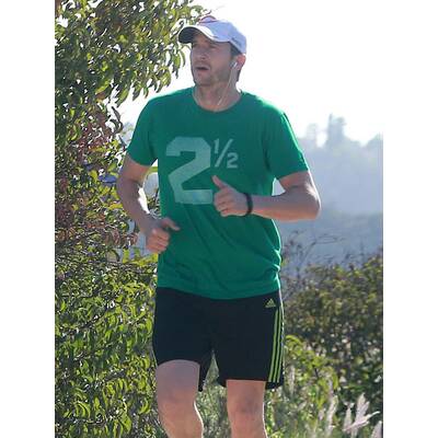 Ashton Kutcher zeigt sich sportlich