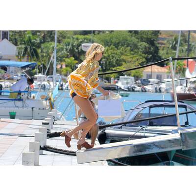 Kate Moss urlaubt in St. Barts