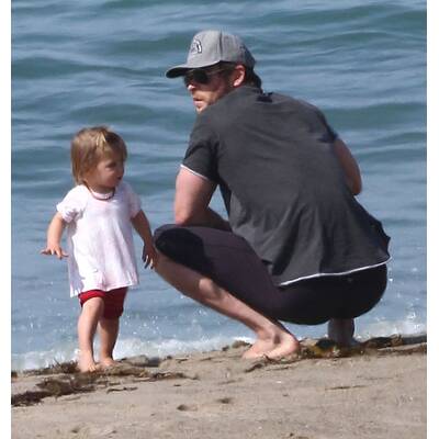 Chris Hemsworth mit Tochter India Rose