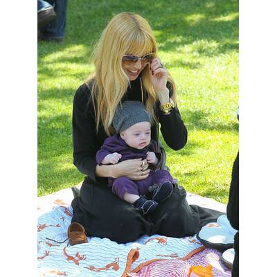 Rachel Zoe im Park mit ihren Söhnen Skyler & Kaius