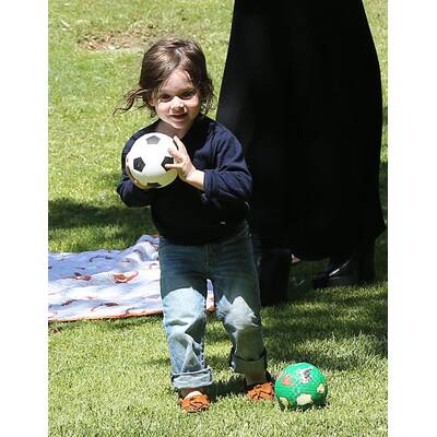 Rachel Zoe im Park mit ihren Söhnen Skyler & Kaius