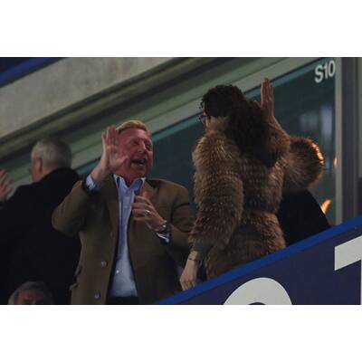 Boris & Lilly Becker fiebern im Stadion mit