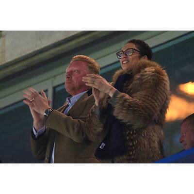 Boris & Lilly Becker fiebern im Stadion mit