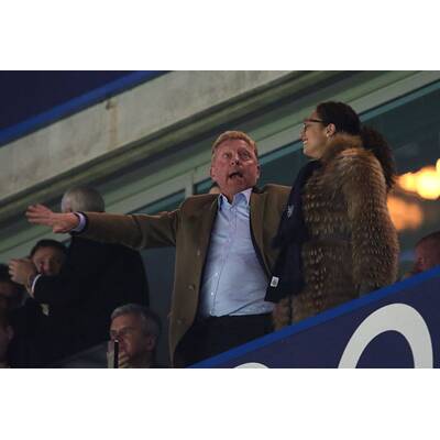 Boris & Lilly Becker fiebern im Stadion mit