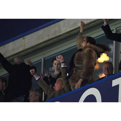 Boris & Lilly Becker fiebern im Stadion mit