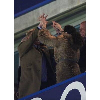 Boris & Lilly Becker fiebern im Stadion mit