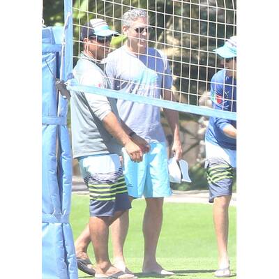 George Clooney sogar im Urlaub sportlich