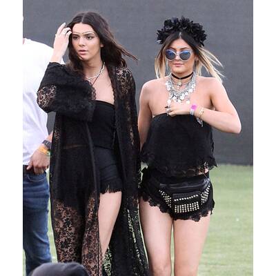 Coachella: Stars im Hippie-Look 