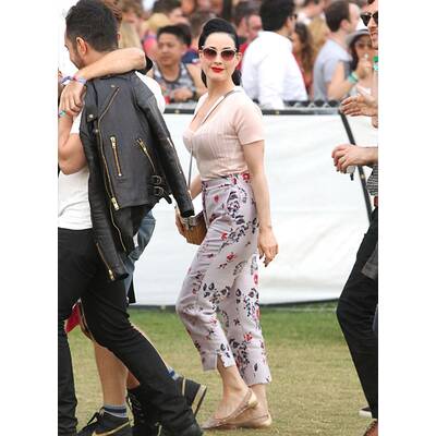 Coachella: Stars im Hippie-Look 