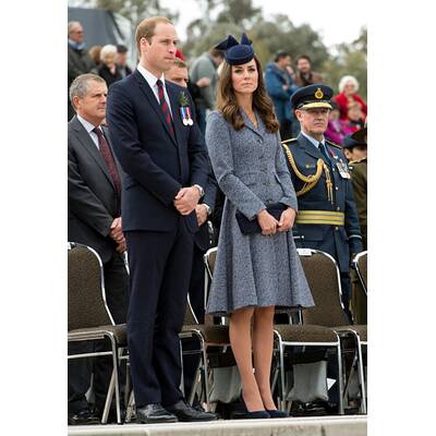 Herzogin Kate in Blau