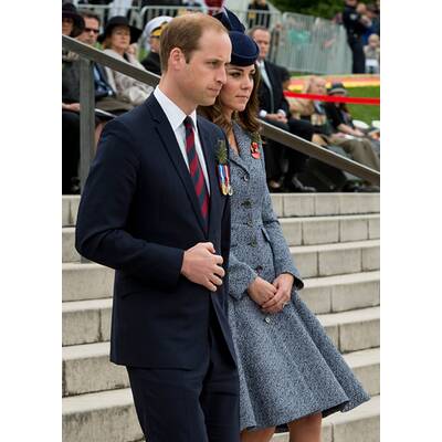 Herzogin Kate in Blau