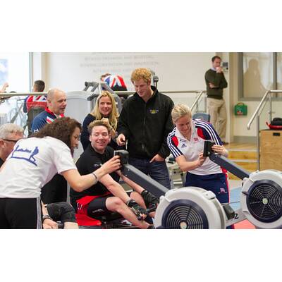 Prinz Harry trifft Sportler für 