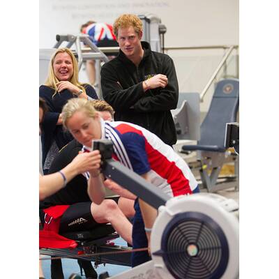 Prinz Harry trifft Sportler für 