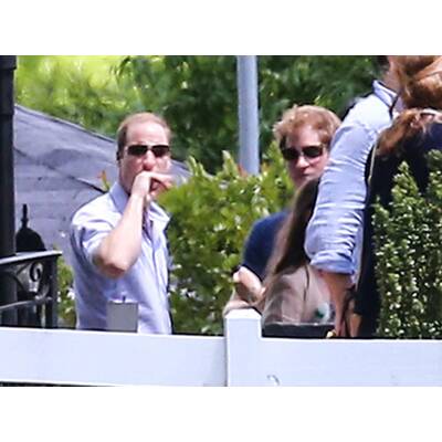 Prinz Harry & Prinz William als Hochzeitsgäste in den USA