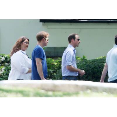 Prinz Harry & Prinz William als Hochzeitsgäste in den USA