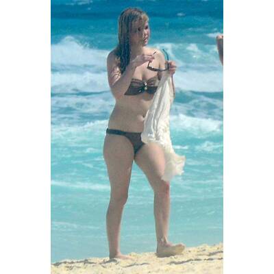 Avril Lavigne macht blau