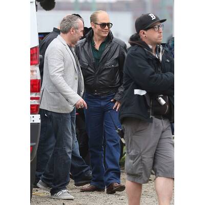 Johnny Depp am Filmset