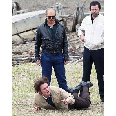 Johnny Depp am Filmset