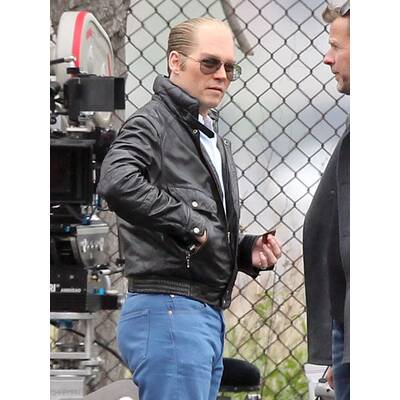 Johnny Depp am Filmset