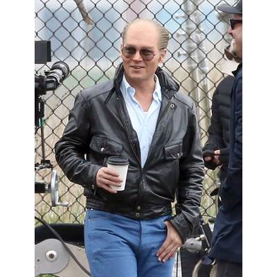 Johnny Depp am Filmset