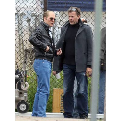 Johnny Depp am Filmset