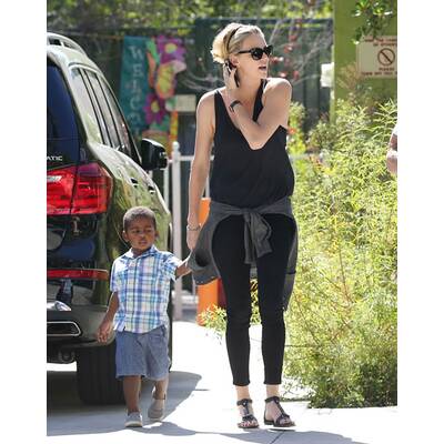Charlize Theron & Sean Penn verbringen den Tag mit Jackson