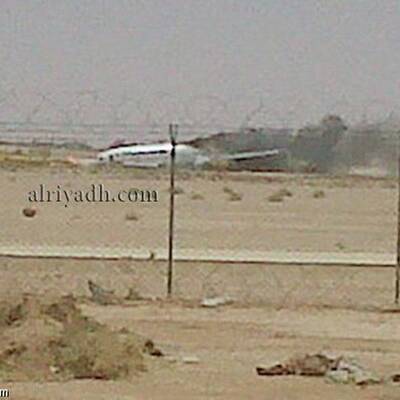 Flugzeugcrash in Riad