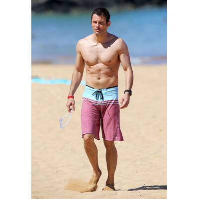 Die Stars machen Strandurlaub: Minnie Driver.