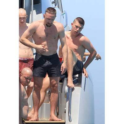 Franck Ribéry beim Yachturlaub auf Ibiza