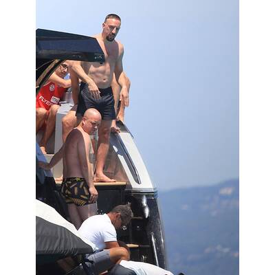 Franck Ribéry beim Yachturlaub auf Ibiza