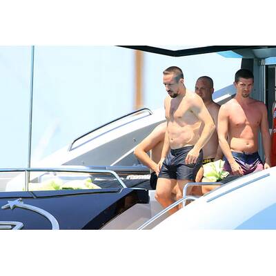 Franck Ribéry beim Yachturlaub auf Ibiza