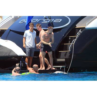 Franck Ribéry beim Yachturlaub auf Ibiza