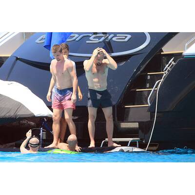 Franck Ribéry beim Yachturlaub auf Ibiza