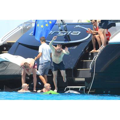 Franck Ribéry beim Yachturlaub auf Ibiza