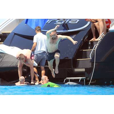 Franck Ribéry beim Yachturlaub auf Ibiza