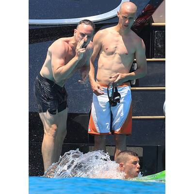Franck Ribéry beim Yachturlaub auf Ibiza