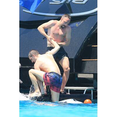Franck Ribéry beim Yachturlaub auf Ibiza