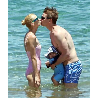 Die Stars machen Strandurlaub: Minnie Driver.