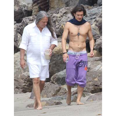 Die Stars machen Strandurlaub: Minnie Driver.