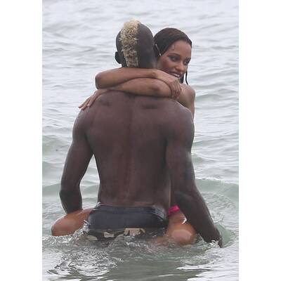 Mario Balotelli & Fanny Neguesha in Miami
