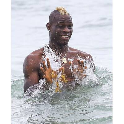 Mario Balotelli & Fanny Neguesha in Miami