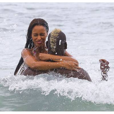 Mario Balotelli & Fanny Neguesha in Miami