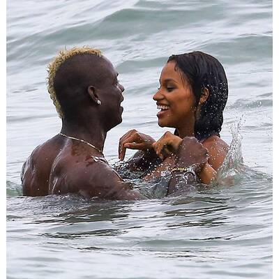 Mario Balotelli & Fanny Neguesha in Miami