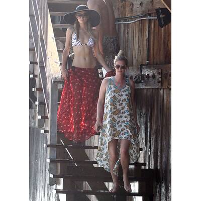 Die Stars machen Strandurlaub: Minnie Driver.