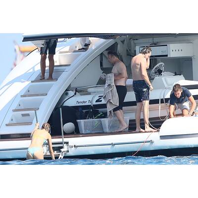 Leonardo DiCaprio & Toni Garrn relaxen in St. Tropez