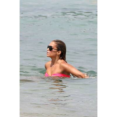 Sylvie Meis: Badespaß mit Sohn Damian in St. Tropez